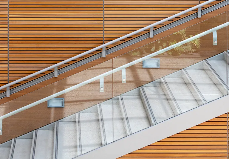 interior glass railing