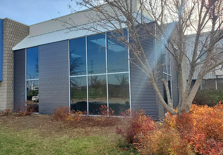 building with big windows
